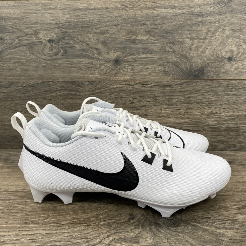 Nike Vapor Edge Speed 360 Football Cleats Mens 12.5 White Black FN7763-106